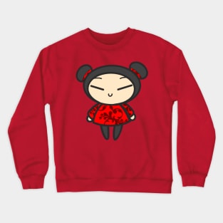 Victorian Flower Pucca Crewneck Sweatshirt